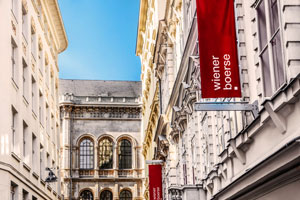 Außenaufnahmen vom Wiener Börse Gebäude - Delivering a world of good deals