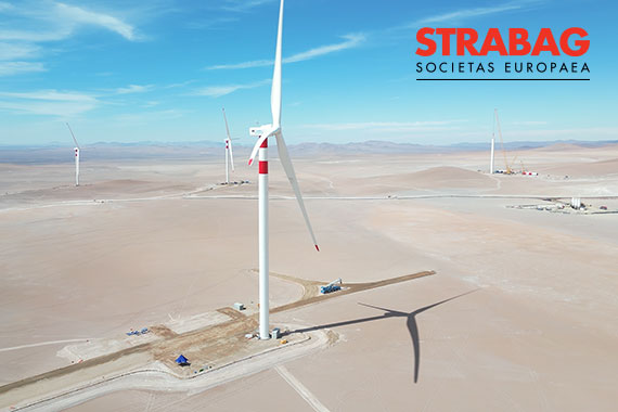 Strabag Nachhaltigkeitsprogramm Strabag Nachhaltigkeitsprogramm - Bild mit Windrädern