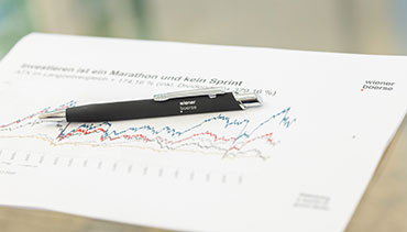 Wiener Börse Kugelschreiber Wiener Börse Kugelschreiber mit Chart